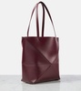 Puzzle Fold Medium leather tote bag