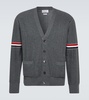 RWB Stripe virgin wool cardigan