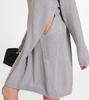 Twisted cotton sweater dress