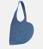 Heart Mini denim tote bag