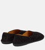 Black Canal Ballerina Flats