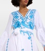 Romilly cotton and linen kaftan