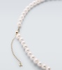 14kt gold necklace with freshwater pearls