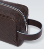 Intrecciato leather toiletry bag 