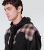 x Pendleton checked cotton hoodie