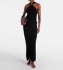 Marlene pleated gown