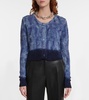 Stiles tie-dye silk cardigan