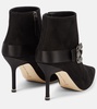 Plinianu embellished suede ankle boots