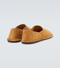 Canal suede slip-on shoes