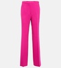 Vesta high-rise flared wool pants