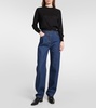 Borjis high-rise straight jeans