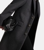 Single-breasted wool coat