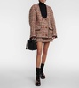 Oversized wool-blend bouclé jacket