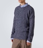 Popover cable-knit wool-blend sweater