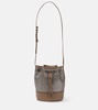 Small canvas bucket bag