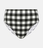 Forme checked bikini bottoms