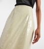 Sequin midi skirt 