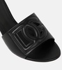 DG Logo Slides in Polished Calf Leather