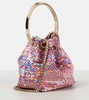 Bon Bon Micro sequined bucket bag