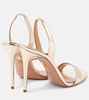 So Nude 105 metallic leather sandals