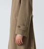 Belted wool overcoat