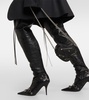 Cagole leather over-the-knee boots