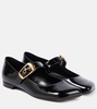 Polly patent leather Mary Jane flats