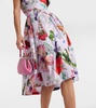 Sunday floral cotton corset dress