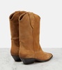 Duerto suede ankle cowboy boots