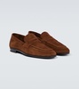 Suede loafers