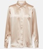 Aiello silk satin shirt