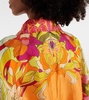 Floral silk shirt