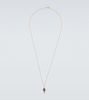 Majesty Bullet 9kt gold pendant necklace with diamonds