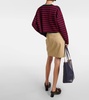 Anagram striped wool-blend sweater