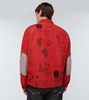 x Jean-Michel Basquiat cotton and linen jacket