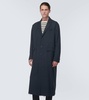 Single-breasted wool coat