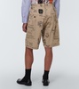 x Basquiat printed cotton shorts