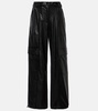 Sofia faux leather cargo pants