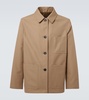 Yudaki reversible wool and cotton peacoat