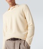 Wool polo sweater