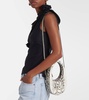 Swipe Mini snake-effect leather shoulder bag