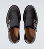 Scott leather monk strap shoes