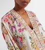 Sew Yesterday floral silk robe