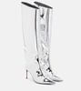 Alex 105 metallic knee-high boots