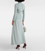 Peggie silk cady gown