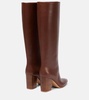 Sascha leather knee-high boots