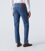 Low-rise straight jeans