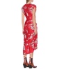 Printed jersey midi wrap dress