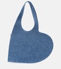 Heart Mini denim tote bag