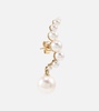 14kt gold drop earrings with pearls